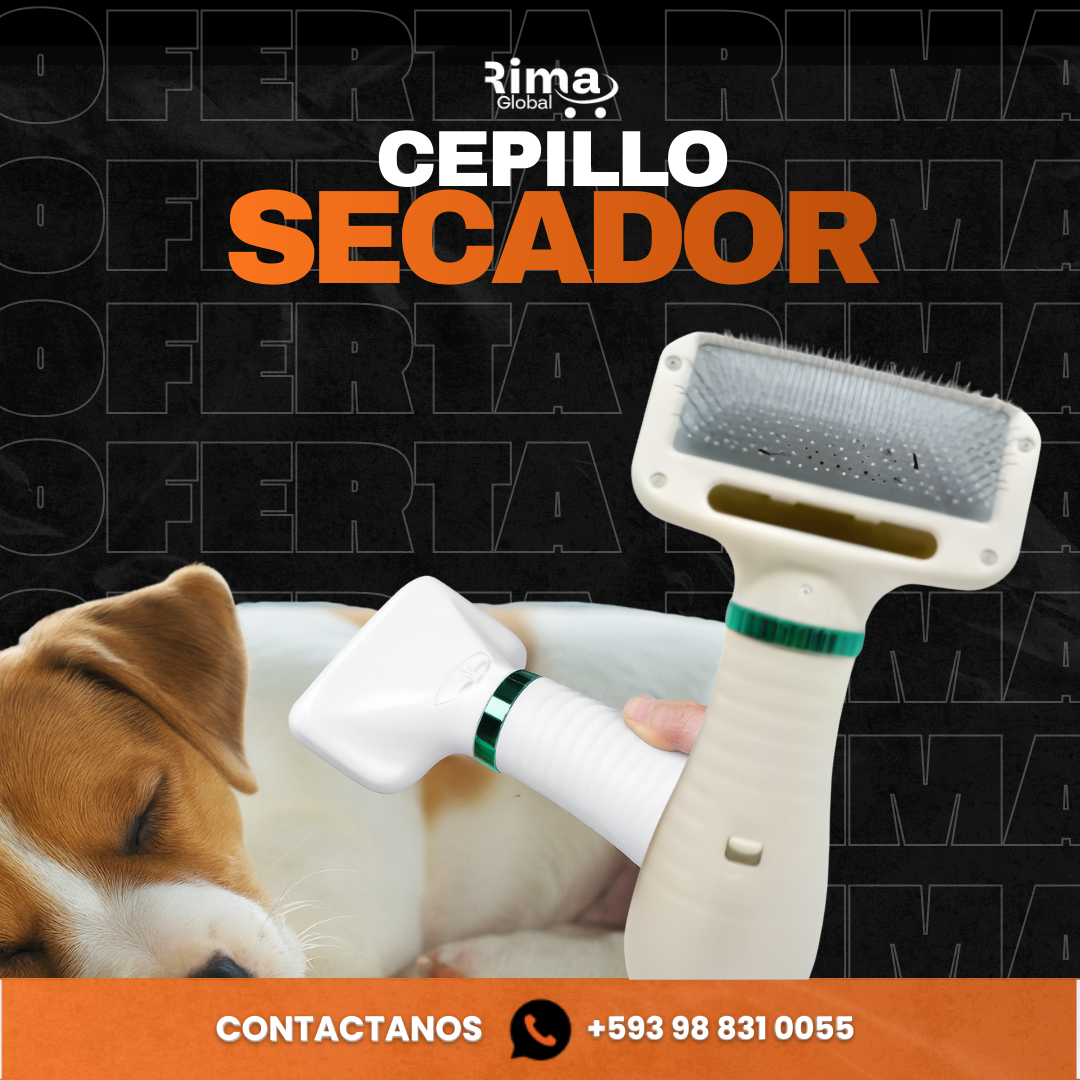 CEPILLO SECADOR PARA MASCOTAS